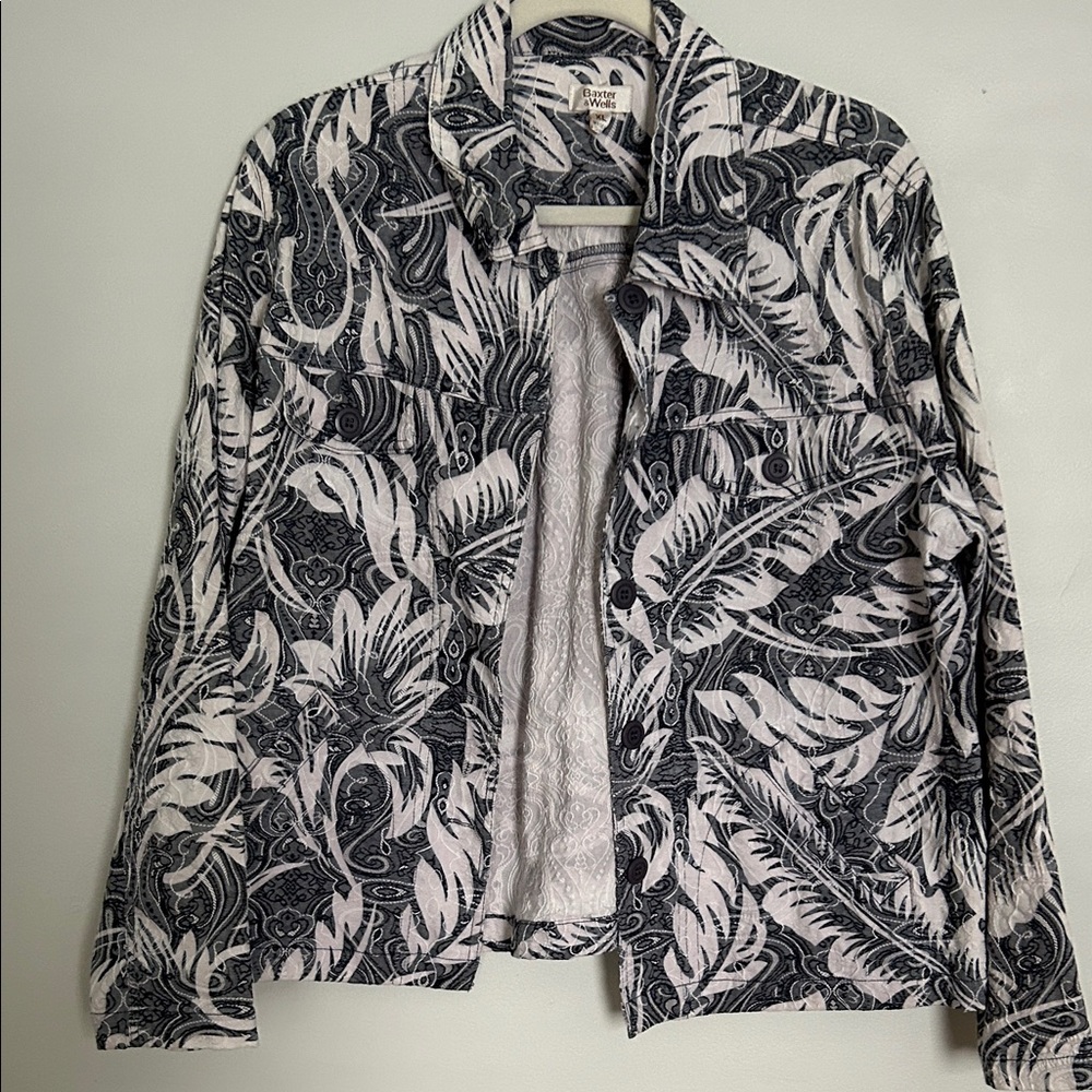 Vintage Black and White Women's Jacket